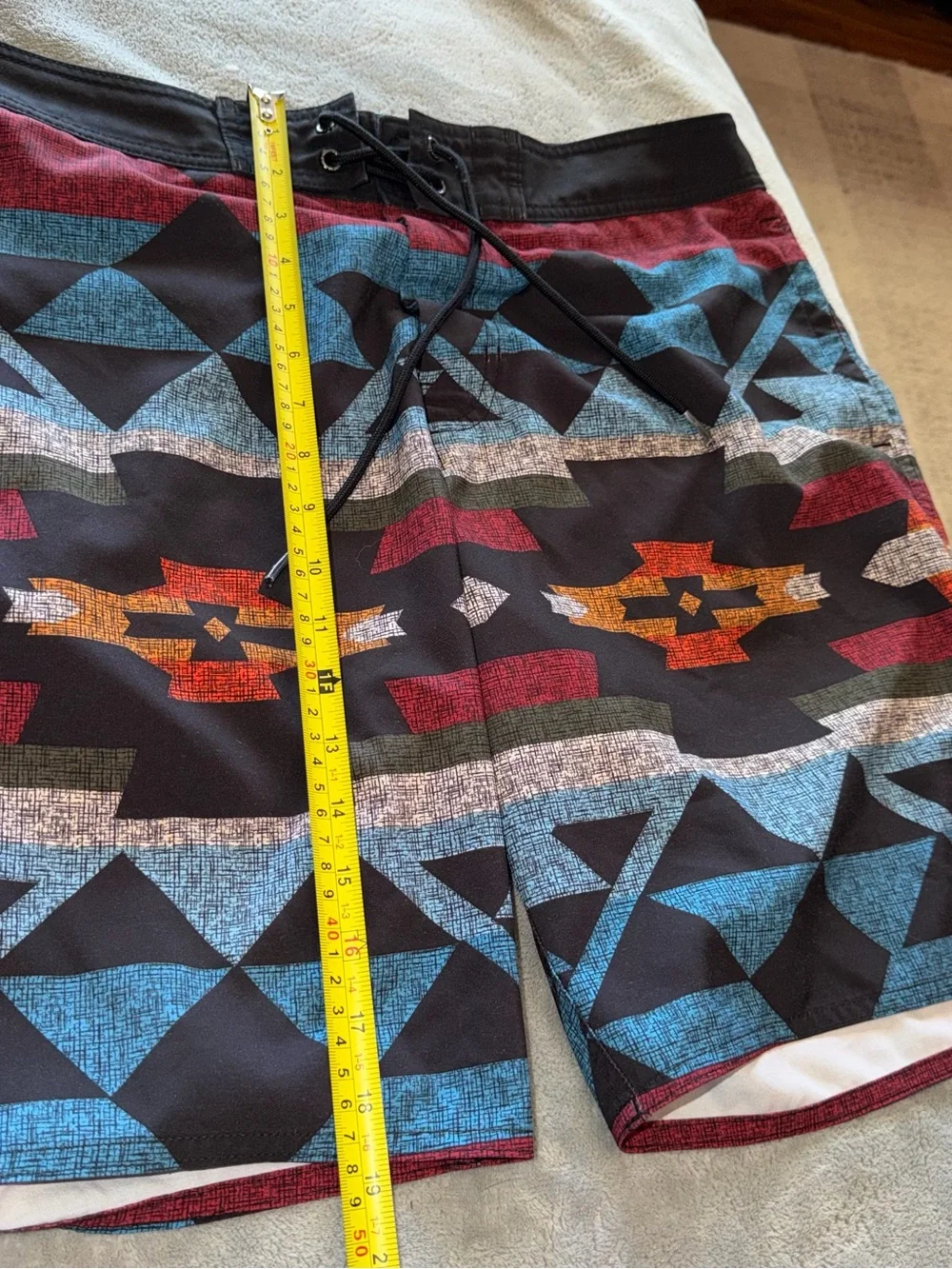 American Eagle‎ Outfitters Board Shorts Mens Large Tribal Aztec Swim Trunks